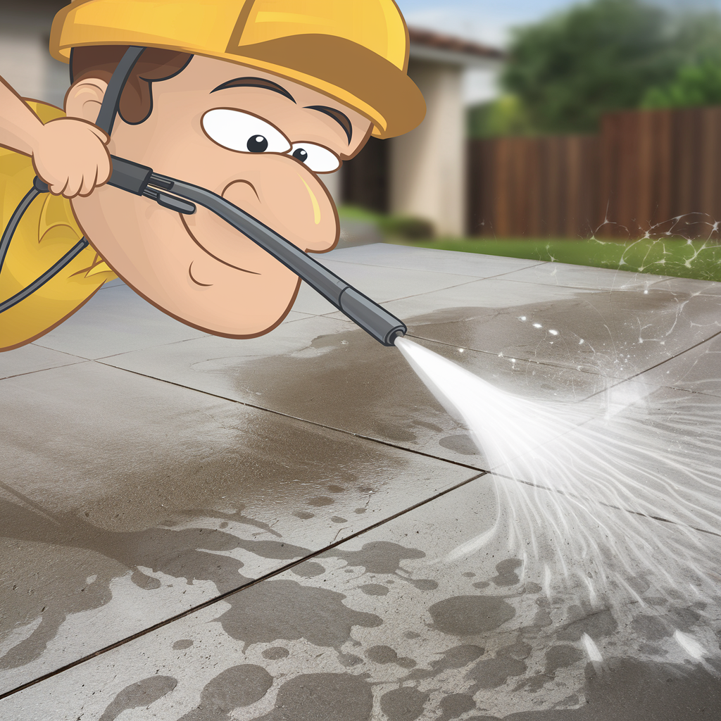 Power Wash Cartoon