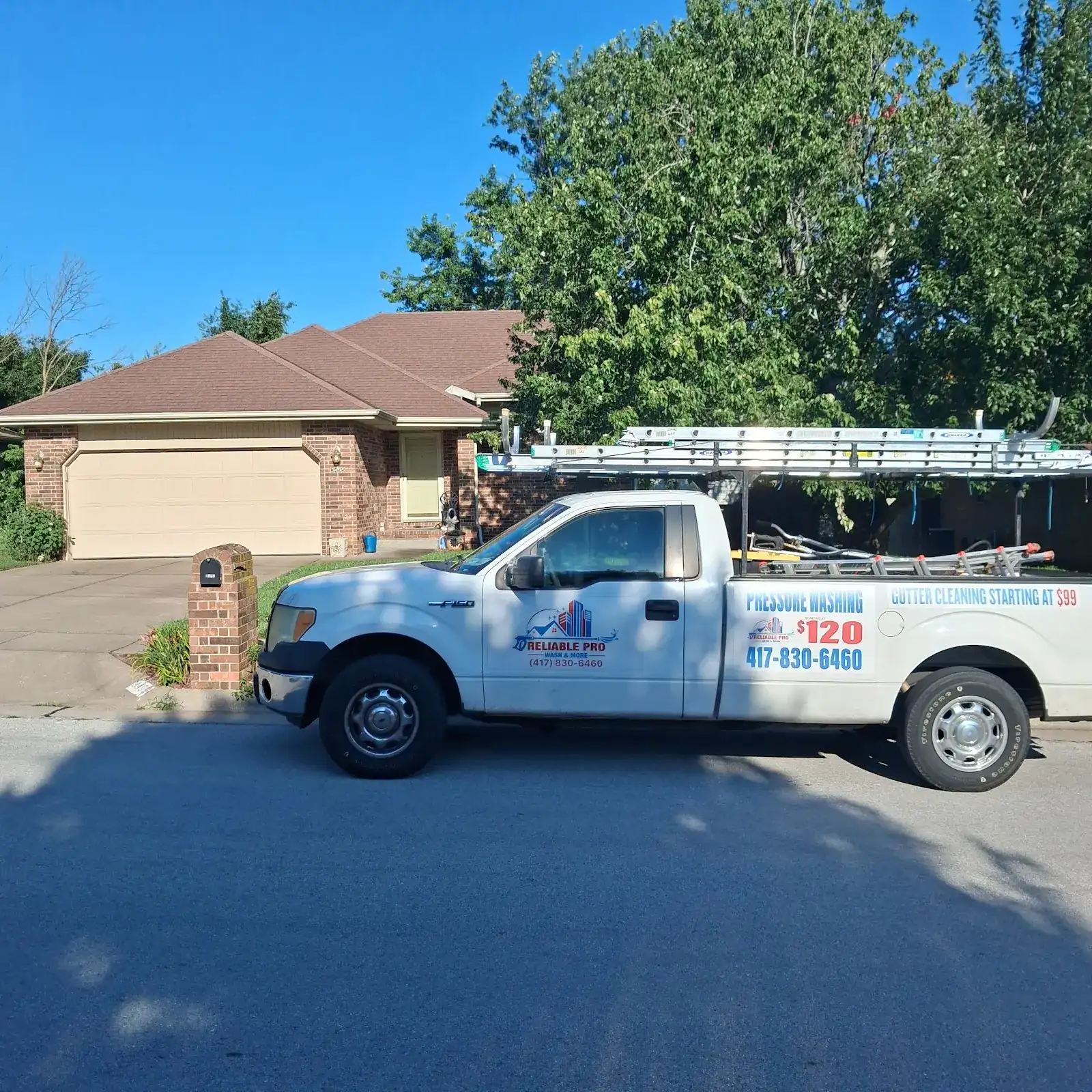 Reliable Pro truck at a residential job