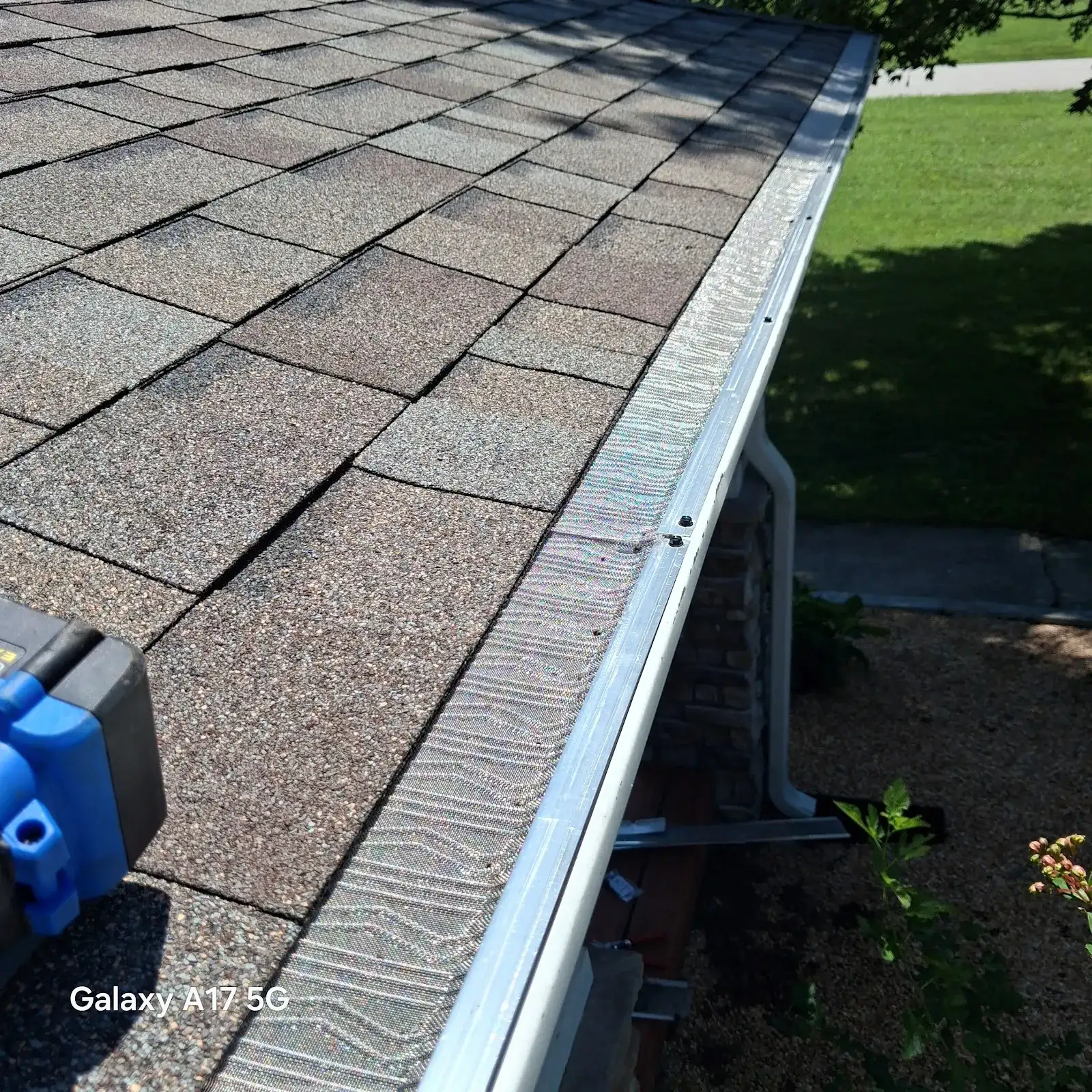 A clean open gutter ready for rain